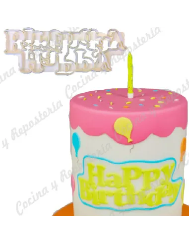 Cortador regla Happy Birthday FMM