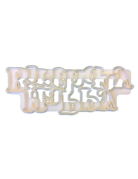 Cortador regla Happy Birthday FMM