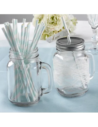 Jarra de cristal con tapa