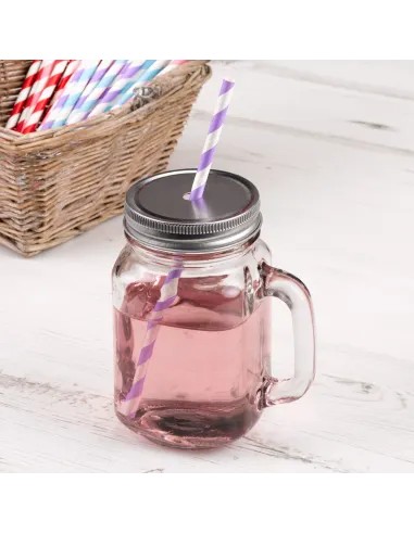 Jarra de cristal con tapa