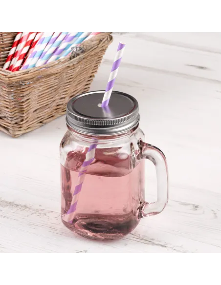 Jarra de cristal con tapa