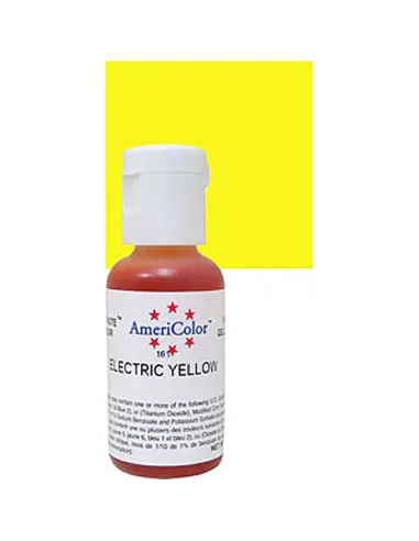 Colorante en gel amarillo eléctrico Americolor