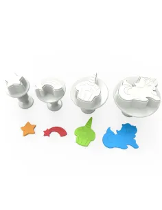 Set 3 cortadores Unicornio