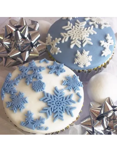 Molde silicona Copos de nieve Katy Sue