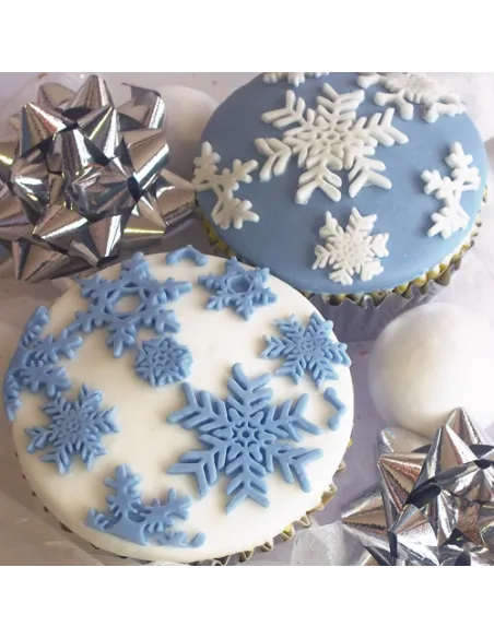 Molde silicona Copos de nieve Katy Sue