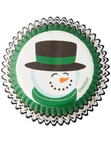 Cápsulas de papel Muñeco de nieve