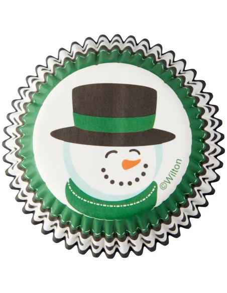 Cápsulas de papel Muñeco de nieve