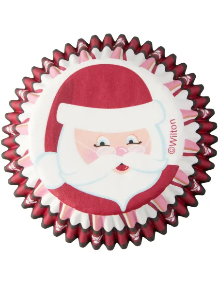 Cápsulas de papel Papá Noel