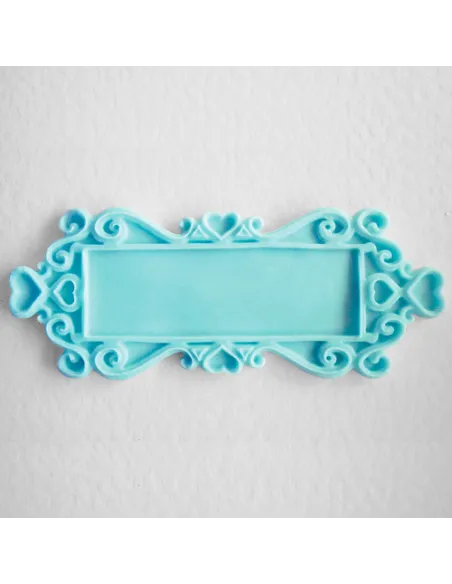 Molde silicona Placa rectangular con corazones Katy Sue