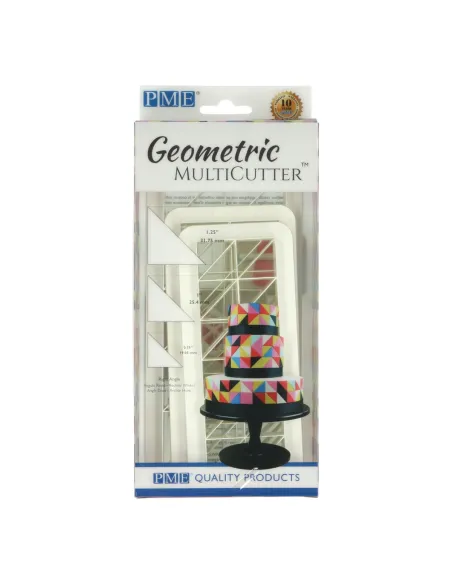 Set 3 cortadores geométricos Triángulo PME