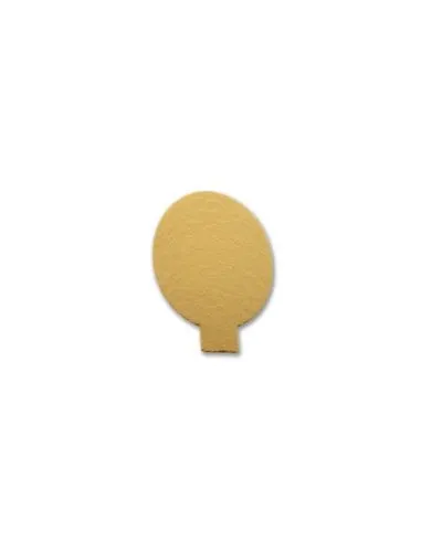 Mini base ovalada dorada 6,7 x 9 cm