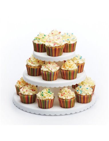 Stand blanco para cupcakes y cake pops