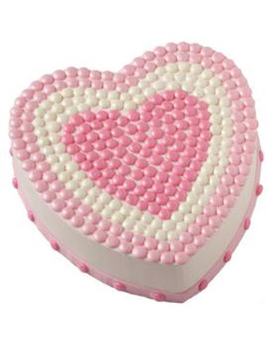 Molde bizcocho corazón 25,4 cm Wilton