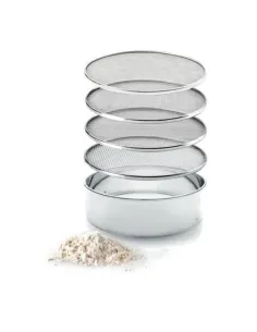 Cedazo 4 mallas intercambiables acero inox.
