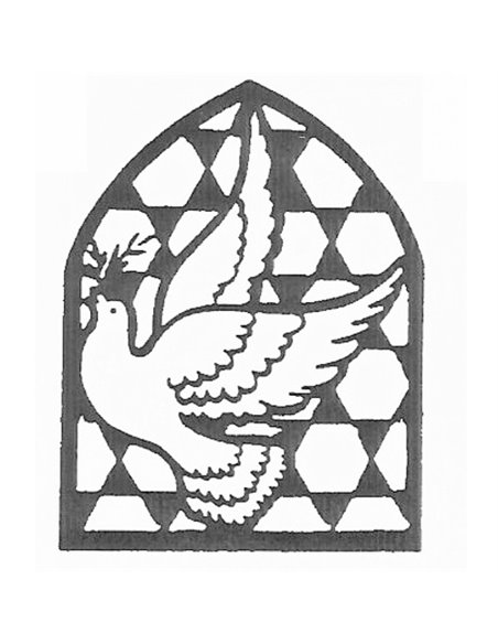 Cortador Patchwork Paloma de la Paz