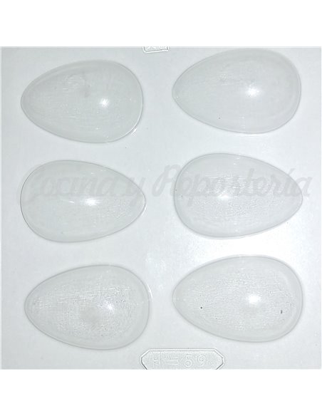 Molde Huevos de Pascua liso 6 cm