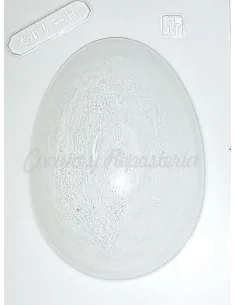 Molde Huevo de Pascua liso 12 cm