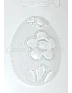 Molde Huevo de Pascua flores