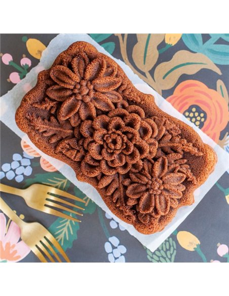 Molde Wildflower Loaf Pan Nordic Ware