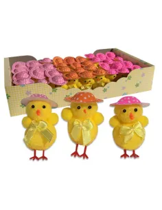 Pollito con sombrero 5 cm (unidad)