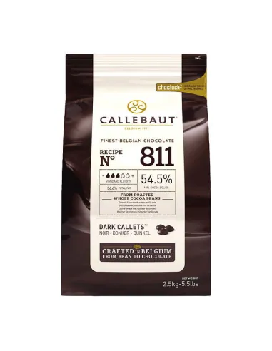 Chocolate cobertura 54,5% 2,5 kg Callebaut
