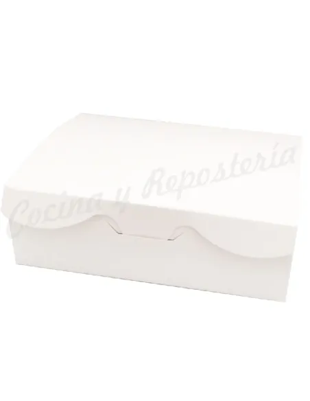 Caja blanca para galletas 18,2 x 13,5 cm
