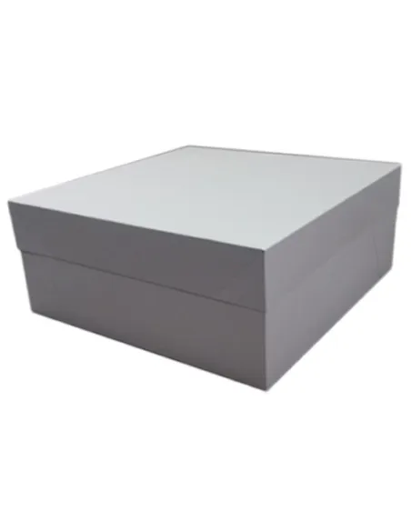 Caja blanca rectangular 40,6 x 30,4 x 15,2 cm
