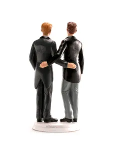 Figura novios gay 19 cm 2