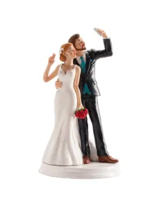 Figura novios Selfie 20 cm