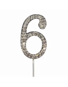 Topper diamante número 0