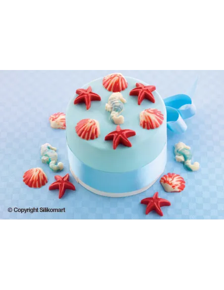 Molde silicona Vida marina Silikomart