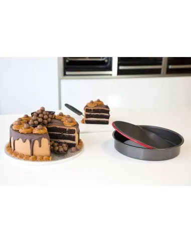 Molde antiadherente desmontable bajo 15 cm Pushpan