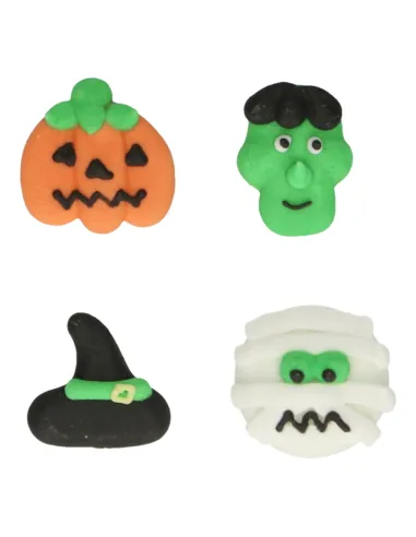 Set 12 decoraciones de azúcar Halloween Funcakes