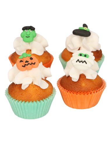 Set 12 decoraciones de azúcar Halloween Funcakes