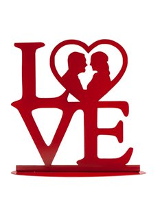 Figura LOVE rojo