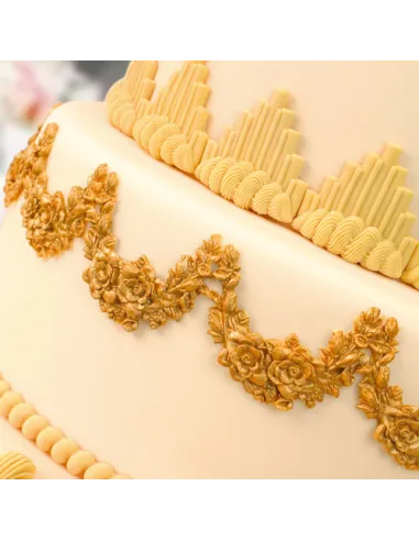 Molde silicona Guirnaldas y rosas Katy Sue