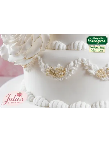 Molde silicona Guirnaldas y rosas Katy Sue