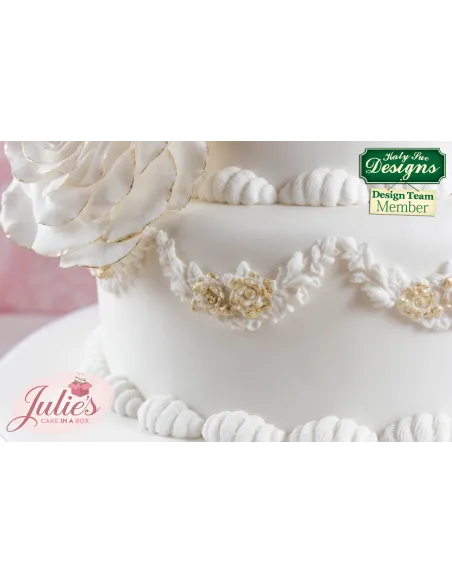 Molde silicona Guirnaldas y rosas Katy Sue