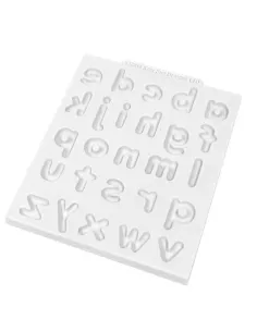 Molde silicona cóncavo Letras minúsculas Katy Sue