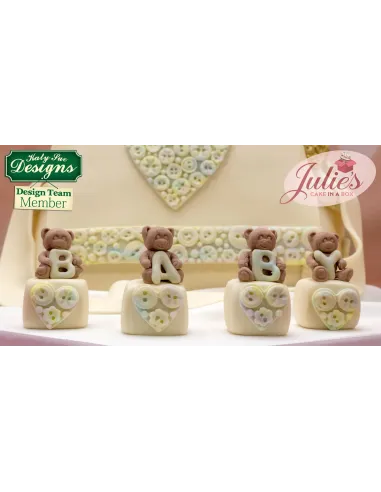 Molde silicona cóncavo Letras mayúsculas Katy Sue