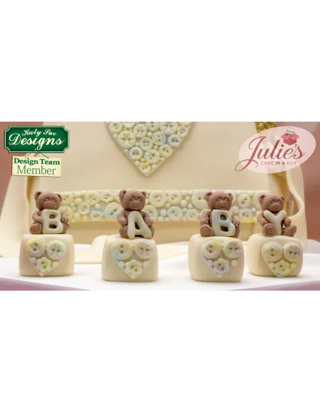 Molde silicona cóncavo Letras mayúsculas Katy Sue