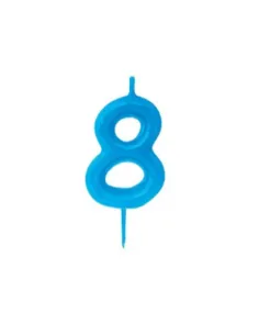 Vela 8 azul