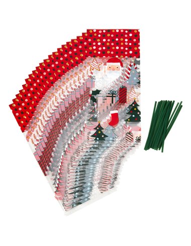 Set 20 bolsas Papá Noel