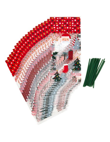 Set 20 bolsas Papá Noel