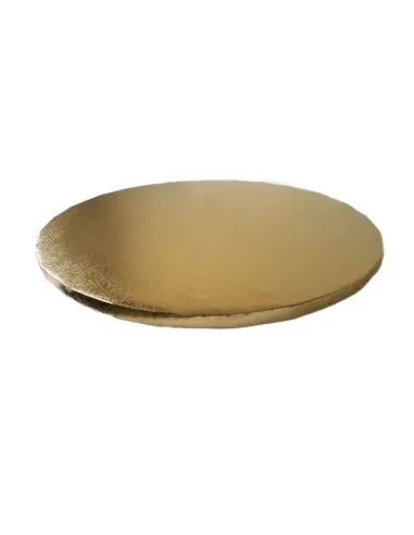 Base redonda dorada 35 cm grosor 12 mm