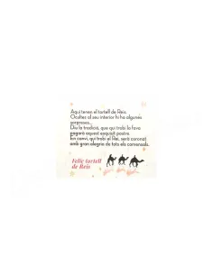 Tarjeta para Roscón en valenciano