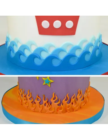 Set 4 cortadores Elementos de la naturaleza FMM