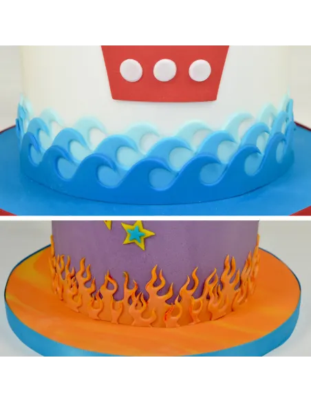 Set 4 cortadores Elementos de la naturaleza FMM