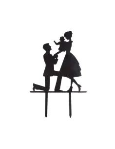 Topper para tarta Novios V