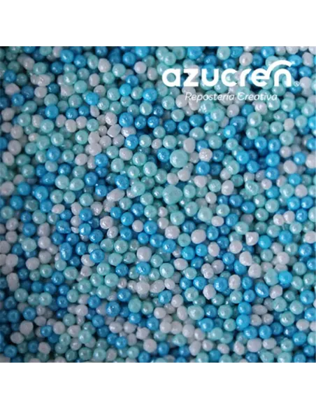 Nonpareils blanco, azul y turquesa 90 g